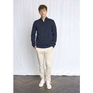 Stian Regular Fit Striktrøje, Navy, XL