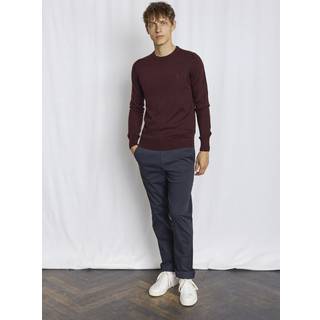 Jupiter Regular Fit Striktrøje, Bordeaux, XL