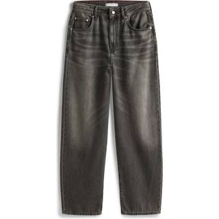 Mid Rise Relaxed Barrel Leg Jeans