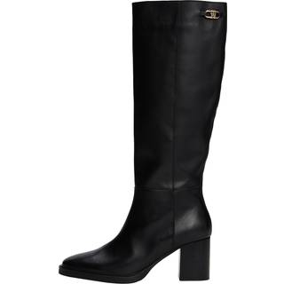 Leather TH Monogram Horsebit Knee-High Boots