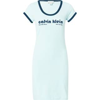 Calvin Klein Logo T-shirt Dress - Green - L