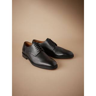 Next Black Signature Leather Sole Derby Shoes - uk11eu45
