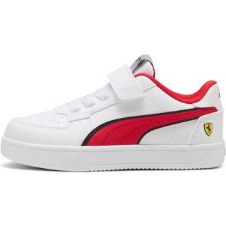 PUMA Scuderia Ferrari Caven 2.0 Sneakers Toddler, Shoes, White/Rosso Corsa, 24