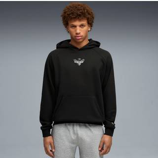 PUMA Melo Alwayz On 1 Basketball Hoodie Men, Clothing, Black/Silver, XL