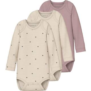 NAME IT 3 Pak Langærmet Body Summer Sand