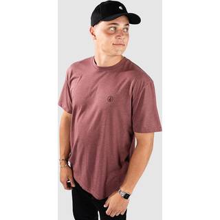Volcom Circle Blanks Heather S/S T-shirt Herrer størrelse S farve pink