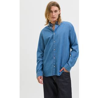 Perfect Denim Skjorte, Medium Blue Denim, L