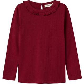 Slim Fit Top Med Lange Ærmer
