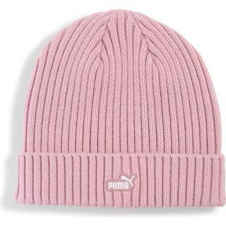 PUMA Essentials Patch Mid Crown Beanie, Accessories, Poised Pink, OSFA