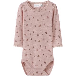 Name It Wang Wool Needle Body - Shadow Gray/Flower