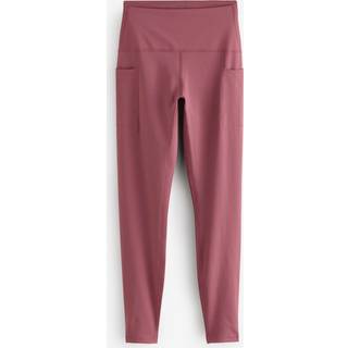 New Balance New Balance Burgundy Red Womens Sleek Pocket High Rise 27inch Running Leggings