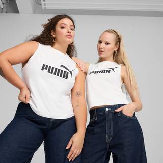 PUMA ESS No. 1 Logo Slim Tank Women, Clothing, White, XL