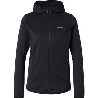 Peak Performance Women's Light Zip Hood Fleecejakke Damer størrelse XS farve sort