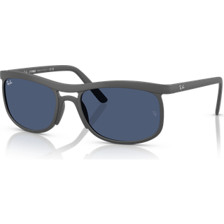 Ray - Ban Unisex RB4452 601780 Solbriller Kig Grå Blå Firkantet Normal