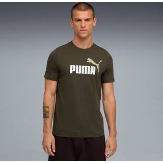 PUMA Essentials 2 Colour No. 1 Logo Tee Men, Clothing, Dark Olive, XXL
