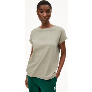ARMEDANGELS Women's Idaa Logo T-shirt Damer størrelse S farve grå