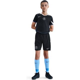 Chelsea FC 2025/26 Stadium Third Nike Dri-FIT Total 90-replica-fodboldshorts til større børn - sort - XL