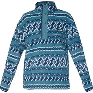 Columbia Helvetia II Printed Half Snap Fleece Fleecesweatere Herrer størrelse L farve blå