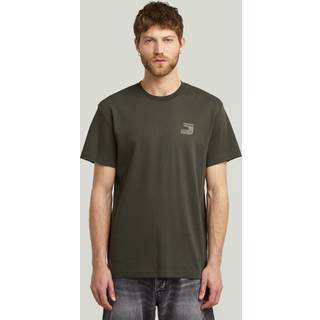 G-Star Chest Logo T Shirt Asfalt Grey