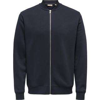ONLY & SONS Ceres Sweat Bomber Jacket Black