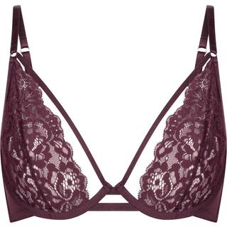 Hunkemöller Ikke-formstøbt bøjle-bh Cinnamon rød - rød - 85E