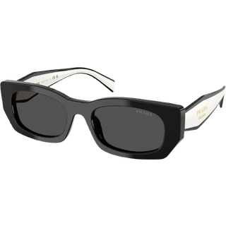 Prada Kvinde PR B05S 09Q08Z Solbriller Acetat Sort Grå Pillow Normal