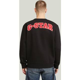 Running Dog Back Graphic Sweater - Black - Men