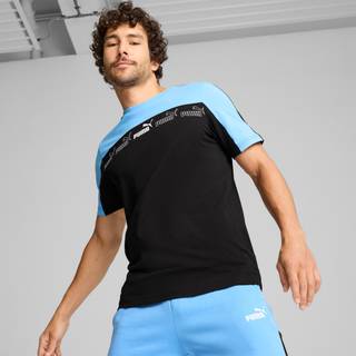 PUMA Around The Block Tee Men, Clothing, Light Blue, L