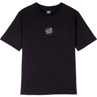 Santa Cruz Women's Mono Stamped Dot T-Shirt T-shirt Damer størrelse 10 farve sort