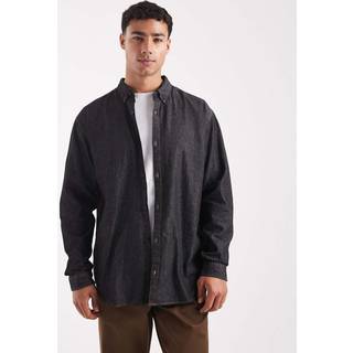 JJ Rebel Avan Denim Skjorte Sort - S