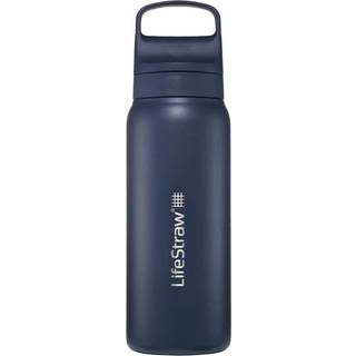 LifeStraw Go Stainless Steel Drikkeflaske størrelse 650 ml farve blå