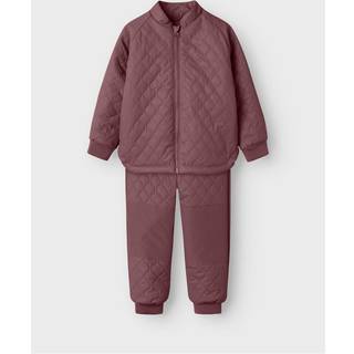 NAME IT Vandtæt Quilt Sæt Mud Rub Rose Brown