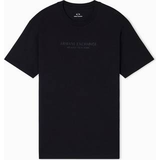 Armani Exchange Regular Fit Logo T Shirt Black