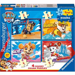 Ravensburger Mit første puslespil 2, 3, 4 og 5 brikker - Paw patrol