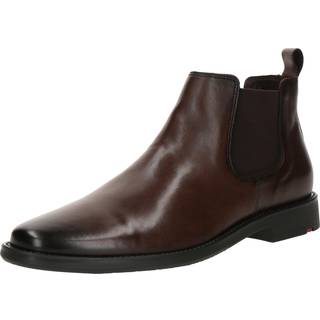 LLOYD Herren Chelsea Boots braun Glattleder
