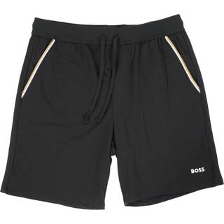 Pyjamasshorts i bomuld med stræk og kantbånd