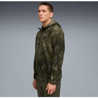 PUMA TAD ESSENTIALS AOP Woven Jacket Men, Clothing, Dark Olive, XXL