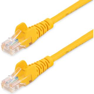 StarTech.com 1m Yellow Cat5e / Cat 5 Snagless Patch Cable CAT 5e Ikke afskærmet parsnoet (UTP) 1m Patchkabel Yellow