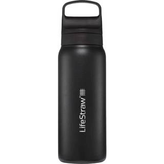 LifeStraw Go Stainless Steel Drikkeflaske størrelse 650 ml farve sort/grå