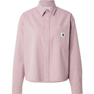 Carhartt WIP Tolan Skjorte - L - toland stripe/pink fog