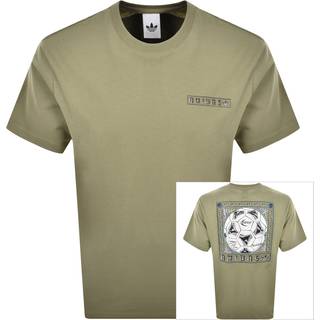 adidas Originals Graphic T Shirt Green