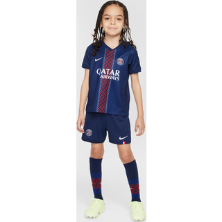 Paris Saint-Germain 2025/26 Stadium Home Nike Football Replica-sæt i tre dele til mindre børn - blå - M