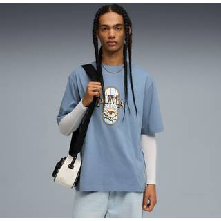 Graphic PUMA Fest Boxy Tee Men, Clothing, Cool Blue, XS