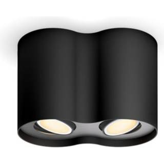 Philips Hue Pillar Hue plate/spiral sort 2x4.2W - Spot - White ambiance