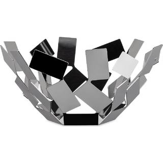 Alessi Serving And Trays - 'La Stanza dello Scirocco' fruit bowl in steel 18/10 stainless steel mirror p