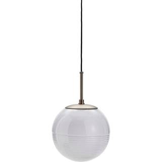 House Doctor Halda Pendellampe Hvid 25 Cm - Pendler Jern Brun - 203970802