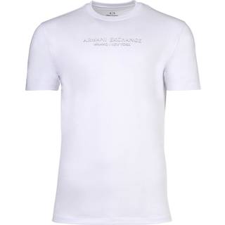 Armani Exchange Regular Fit Logo T Shirt White