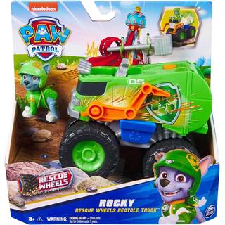 PAW Patrol Rescue Wheels Rocky skraldebil med figur