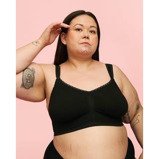 Amme bh uden bøjle h-k skål - black / l/xl - h-k