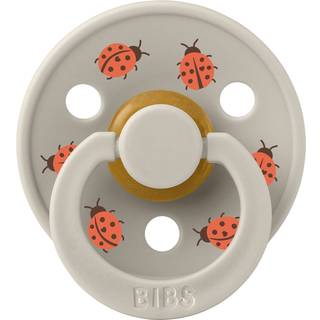 BIBS Rund Colour Sut - Str. 2 - Naturgummi - Studio - Ladybug - Sand